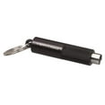thumbnail image 2 of Portable Solid Metal Lotus Striker Vertigo Cigar Punch Cutter Key Chain Black, 2 of 2