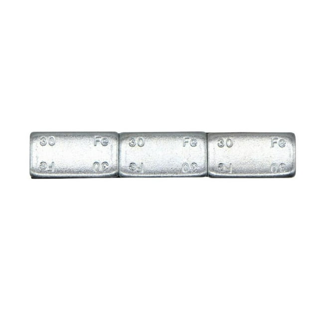 Tignapoo Steel Adhesive Wheel Balance Weights for All Vehicles - 30g x 3pcs per Strip, Durable Metal Counterweights for Tires, Easy Installation, Secure Fit for Cars, Trucks, and Motorcycles.