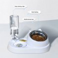 thumbnail image 5 of Food Container with Waterer Pet Waterer Feeder 2-in-1 Cat Bowl Water Dispenser Automatic Water Storage Pet Dog Cat Food Bowl, 5 of 10