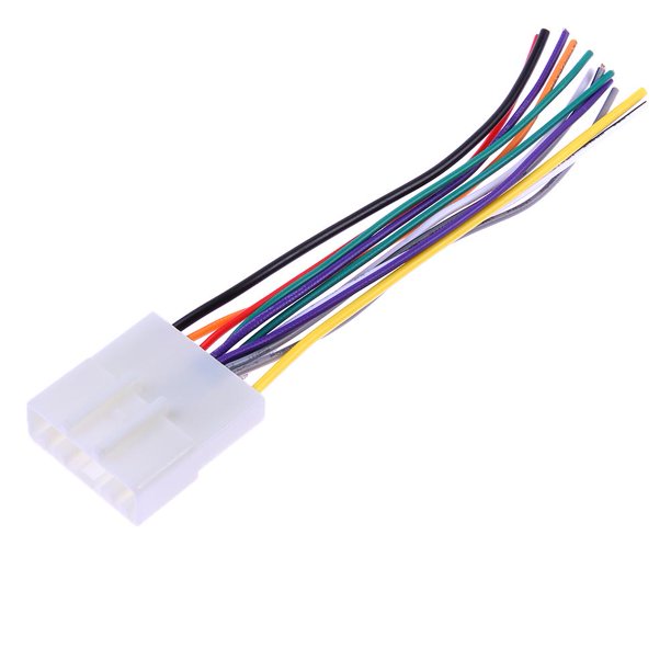 Reproductor de CD, arnés de cableado de Radio, enchufe adaptador de cable para NISSAN Livina Qashqai Likrtyny Accesorios para autos y motos