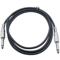 thumbnail image 1 of LOVEVER 6ft Guitar Mono Unbalanced Cable  1/4 Inch TS to 1/4 Inch TS Mono Plug Patch Cable Cords  Male to Male Jacket for Electric Guitar  Electric Bass  Keyboard, 1 of 3