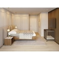 thumbnail image 6 of Foundations Boutique Compact Folding Crib 3-Pack with 3" Mattresses, Locking Wheels, Dapper Gray, 6 of 7
