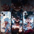 thumbnail image 2 of Caricatura De Una Sola Pieza El Dios Del Sol Nica Luffy Brillante Duro Acrílico Delgado Caso Teléfono Para Samsung Galaxy S20FE S21 S22 S23 Plus Ultra 5G Nota 9 10 Carcasa Cámara Protectora Cubierta T, 2 of 4