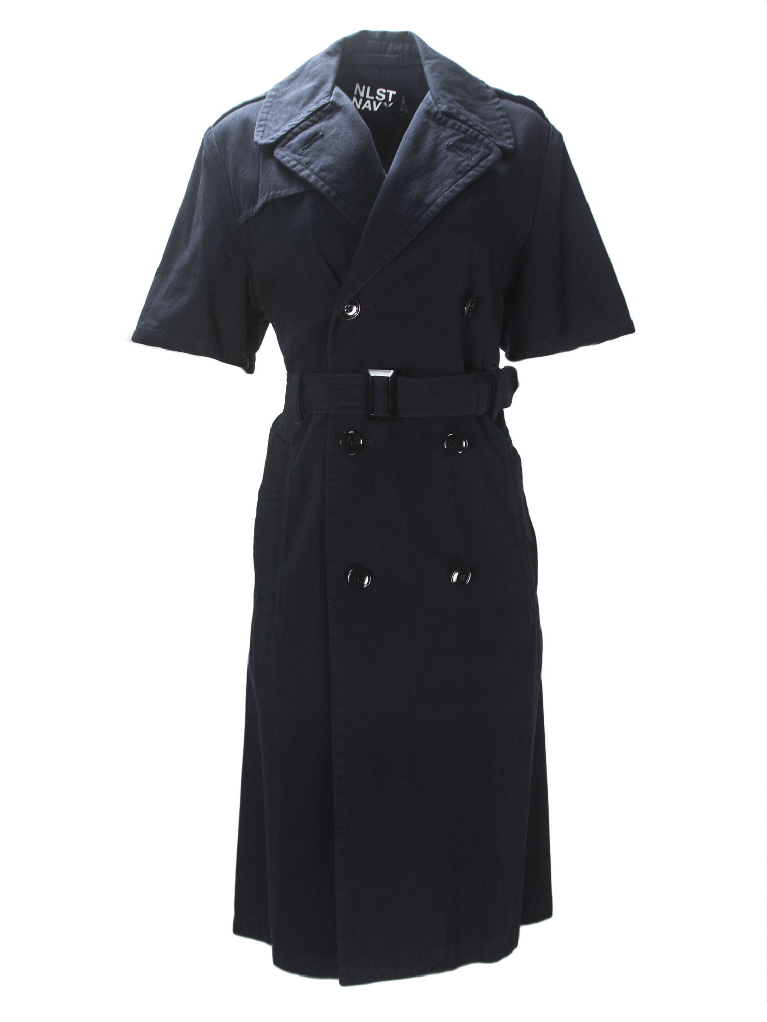 NLST Navy - NLST Navy Women's Short Sleeve Trench Coat - Walmart.com ...