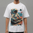 thumbnail image 4 of Men's 100% Cotton Short Sleeve Crewneck Graphic T-Shirt, Soft Breathable Moisture Wicking Casual Basic S-3XL, 4 of 7