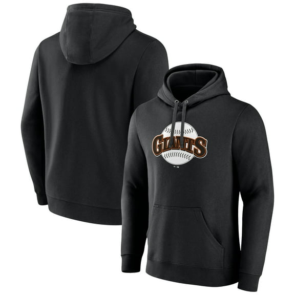 Men's Black San Francisco Giants Cooperstown Collection Pullover Hoodie