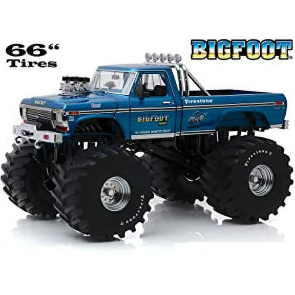 1:18 Kings of Crunch - Bigfoot #1 - 1974 Ford F-250 Monster Truck with 66-Inch Tires