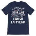 thumbnail image 3 of Finnish Lapphund T-Shirt for Wine Lovers & Dog Owners, 3 of 8