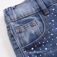 thumbnail image 5 of GiLiling Teen Girls Y2k Baggy Jeans Wide Leg High Waist Elastic Waist Vintage Aesthetic Cargo Denim Pants (Blue-D, 9-10 Years), 5 of 8