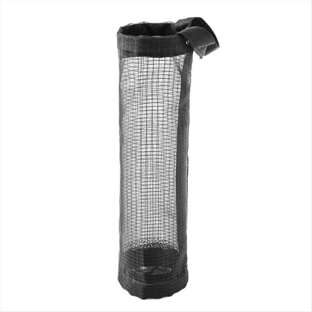 Soporte para Bolsas de Comestibles para el Hogar, Soporte para Pared, Dispensador de Bolsas de PláStico, Almacenamiento Colgante, Bolsas de Basura, Negro