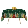 thumbnail image 7 of Tchckioa Green Christmas Snowflakes Tablecloth,Waterproof Square Table Cloth Cover for Kitchen,70x70 Inch, 7 of 7