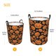 thumbnail image 3 of Balery Halloween Pumpkins Cesta de ropa redonda con asas, impermeable, independiente, para ropa, juguetes, dormitorio y familia-Medium, 3 of 6