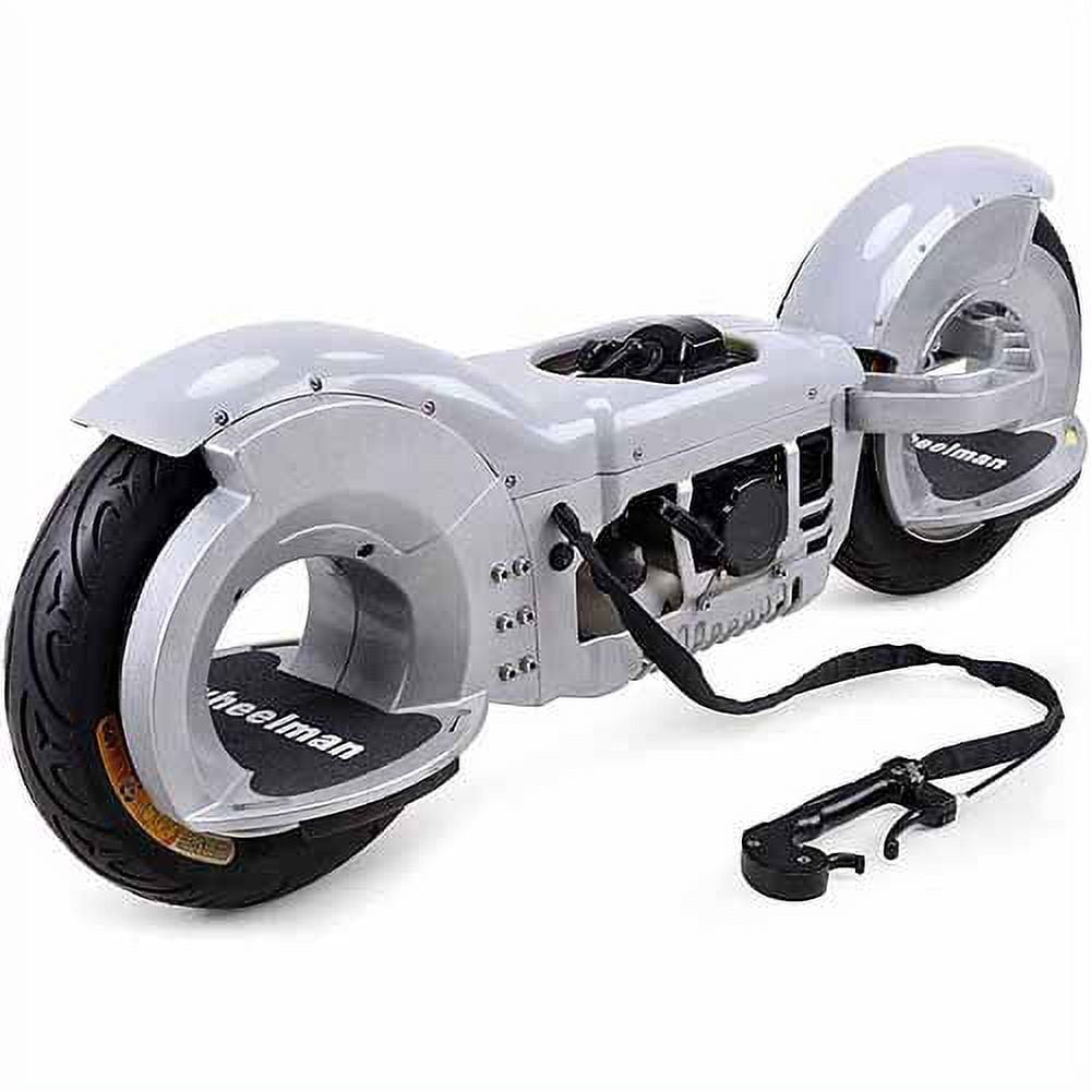 MotoTec Wheelman V2 50cc Gas Powered Scooter, Black - Walmart.com