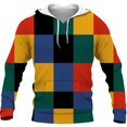 thumbnail image 4 of Sweat à Capuche Rétro pour Hommes Mode Imprimé 3D Unisexe Harajuku Hip Hop Pull Décontracté, 4 of 5