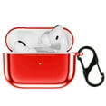 thumbnail image 1 of WUWOCJ Case Compatible with Airpods Pro,TPU Skin Case Cover Shock-Absorbing Protective Case with Keychain (Red), 1 of 4
