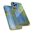 thumbnail image 6 of DesignSkinz Blue Metal with Gold Rust Full-Body Skin Decal Wrap Cover for iPhone 15 Pro, 6 of 9