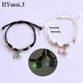 thumbnail image 6 of 2pcs Luminous Cat Star Moon Cross Charms Bracelet Set Couple Adjustable Woven Rope Friendship Bracelet For Women Men Summer Gift, 6 of 9