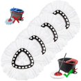 thumbnail image 1 of wonima02 4 Pack Compatible with O-Cedar Mop Heads: 4 Microfiber Spin Mop Cloths for EasyWring 1-Tank System - Enhanced Cleaning Performance, 1 of 1