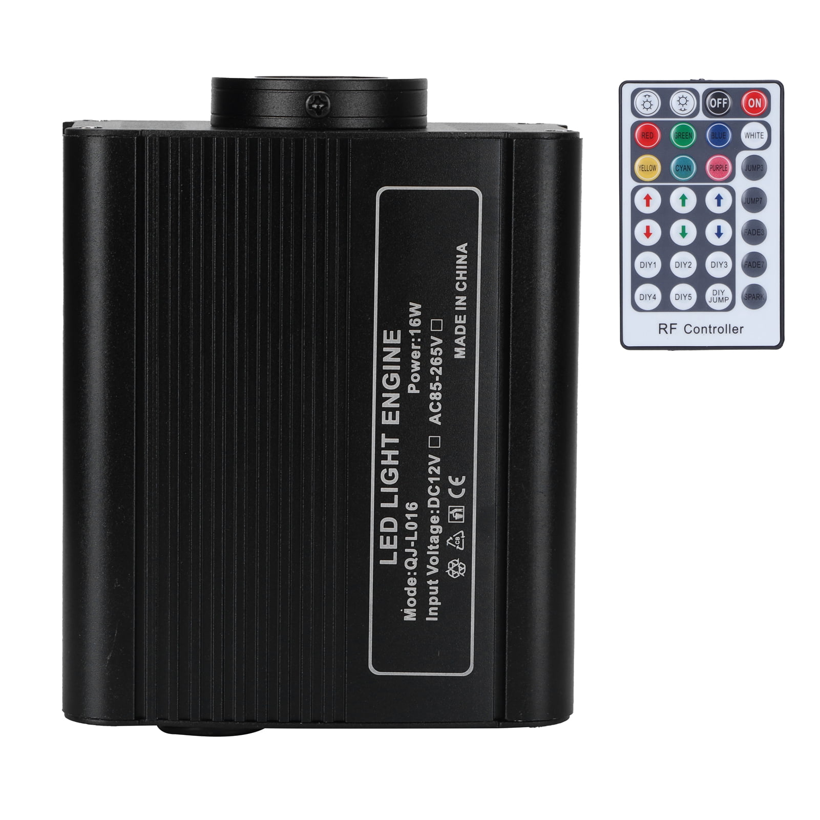 Household Organizer Source Optical Fiber Light Engine Driver 16W RGBW Ceiling Light Source with Remote Controller 12V