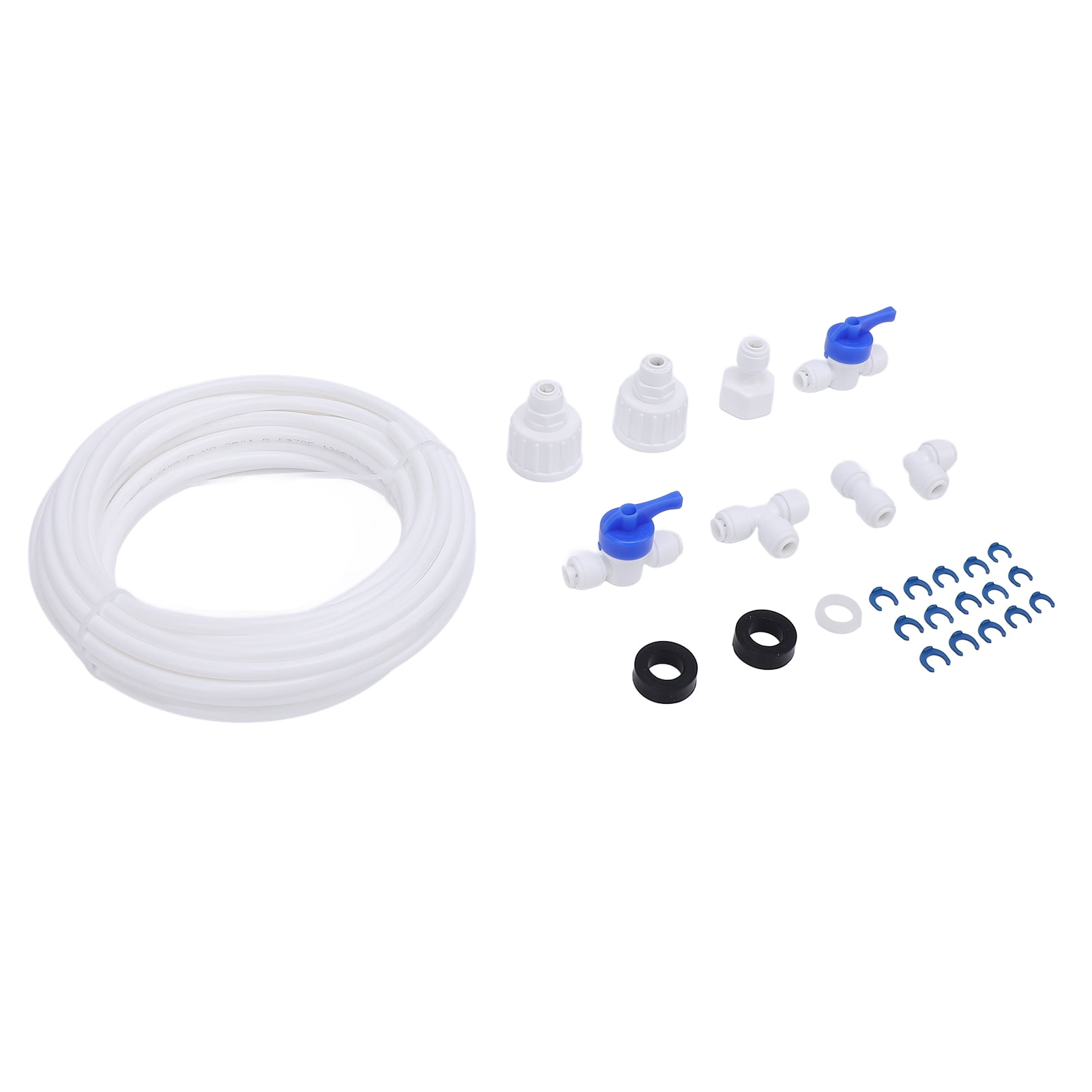 Fridge Water Tube Fittings, 1/4in Tubing Ice Maker Water Line Kit Anti Aging Accurate  For Reverse Osmosis Systems