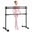 Black, variant on Costway Adjustable Ballet Barre with Foam Protector for Balance Workout, 220 LBS Max Load Black