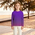thumbnail image 4 of JAJAHO Girls Boys Rash Guard Swim Shirt For Kids 3-14Y Raglan Long Sleeve Sun Protection Shirts Athletic Rashguard, 4 of 6