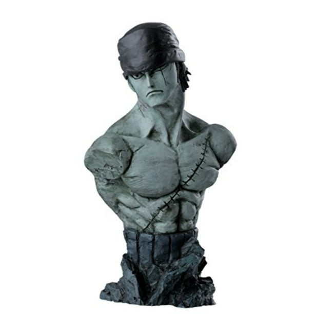 Banpresto One Piece 6 3 Inch Creator X Creator Rough Edges Roronoa Zoro Bust B Walmart Com Walmart Com