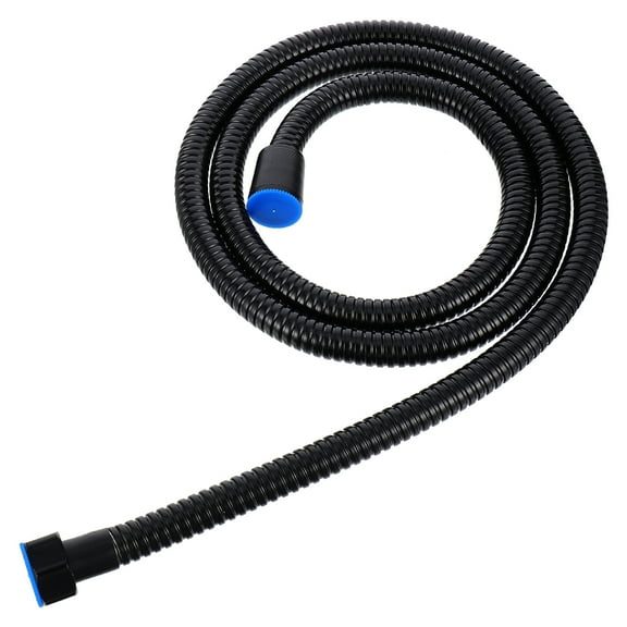 OUNONA  Bathroom Sprayer Hose Extension Shower Hoses Pressure Miss Black