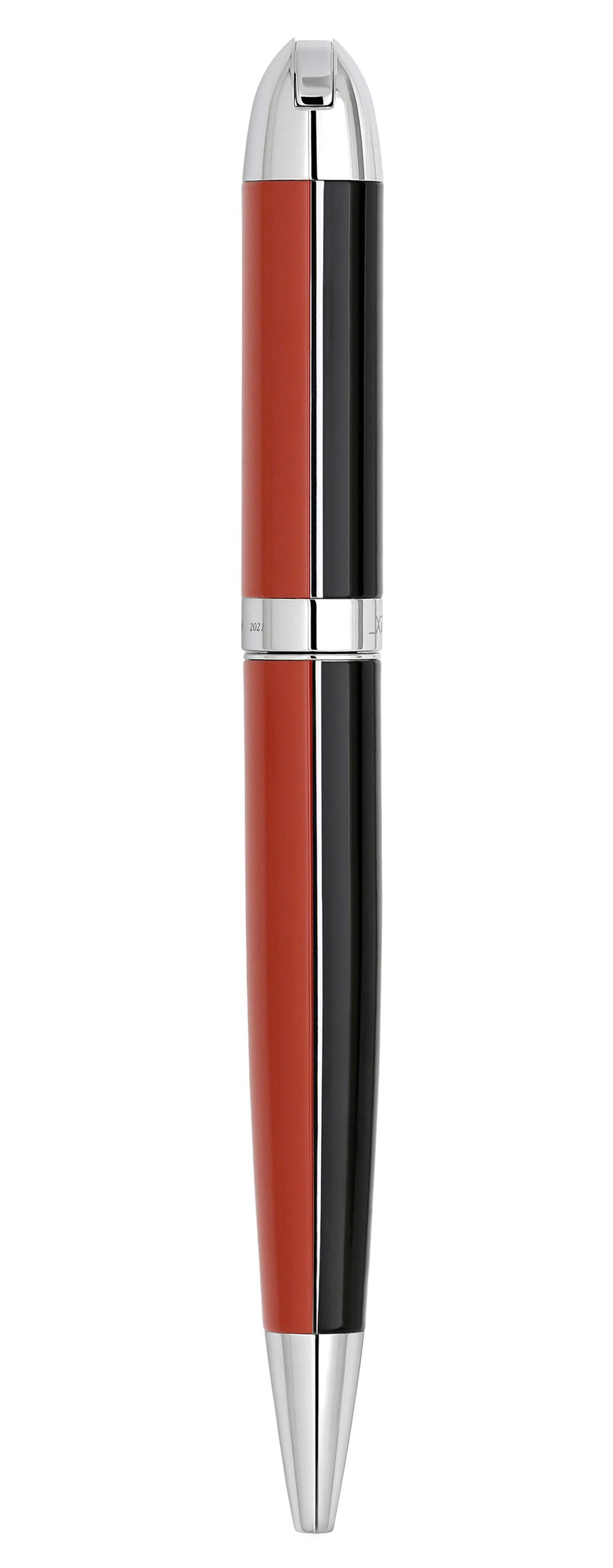 Xezo Xezo Visionary® Brass  Aluminum Enameled Ballpoint Pen - Red / Black