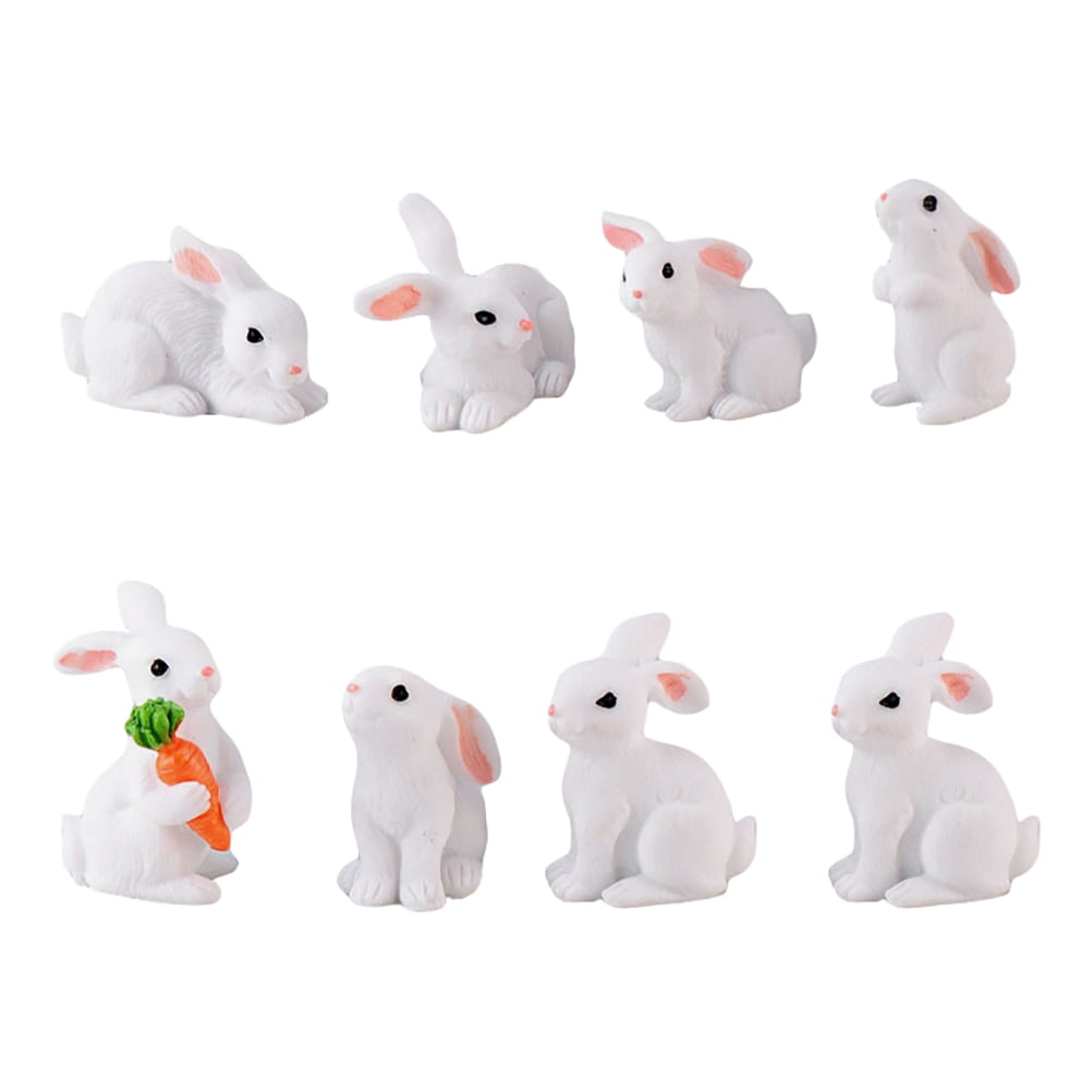 8pcs Miniature Animal Micro Landscape Adornment Animal Figurines for DIY Garden 8pcs Miniature Animal Micro Landscape Adornment Animal Figurines for DIY Garden