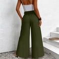 thumbnail image 5 of Yifymode Summer Beach Cover Up Pants for Women Flowy Pant Wide Leg Bathing Suit Coverup Swimsuit Palazzo with Slits, 5 of 6