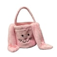 thumbnail image 4 of Zentra Easter Candy Tote Bag Lightweight Decorative Eggs Gift Basket Storage Container Pink, 4 of 10