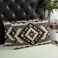 thumbnail image 4 of Boho Ethnic Geometric Southwestern Queen Size Pillow Cover, Pillowcase Protectors with Zipper, Breathable Decorative Throw Pillow Case Cover, Pillow Shams for Couch Sofa 20x30Inch, 4 of 7