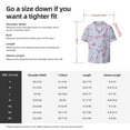 thumbnail image 5 of Goofa Purple Butterfly Printed Men's Casual Short-sleeved Shirt,Lightweight Breathable Button-down,Summer Casual men's top,Versatile Fashion shirt-3X-Large, 5 of 7