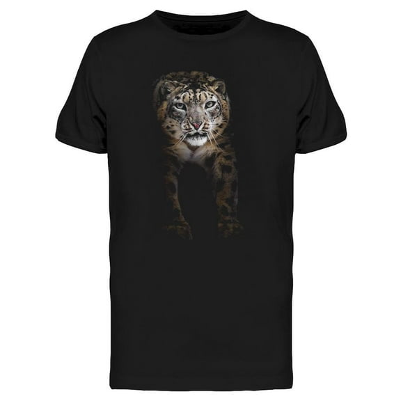 Cute Leopard At Night Tee Men's -Image by Shutterstock