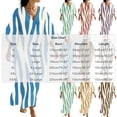 thumbnail image 3 of HAPIMO V Neck Print Batwing Sleeve Kaftan Maxi Dress Women Casual Dress for Beach Yellow XXXL, 3 of 7