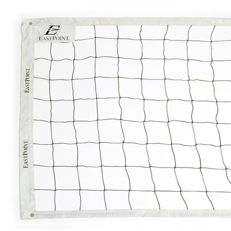 EastPoint Sports Replacement Volleyball Net; Easily Replace Recreational Nets with 32 Feet Long and 3 Feet High Regulation Size Net; Provides Long-Lasting Enjoyment; Poles Not (Best Outdoor Volleyball Net)