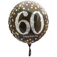 thumbnail image 3 of 60th Birthday Sparkle Deluxe Foil Balloon - Holographic Finish, Superior Float, Unleash the Joy!, 3 of 3