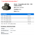 thumbnail image 2 of Starter - Compatible with 1965 - 1981 Cadillac DeVille 1966 1967 1968 1969 1970 1971 1972 1973 1974 1975 1976 1977 1978 1979 1980, 2 of 2