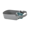 thumbnail image 2 of DOLITY Faucet Sponge Holder Easy to Install Detachable Hollow Hanging Faucet Drain Rack Gray, 2 of 9