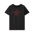 thumbnail image 4 of Camiseta de mujer, camiseta básica, camiseta informal de recuerdo con cuello redondo para ir de compras SG, 4 of 8