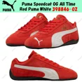 thumbnail image 1 of PU & MA Speedcat OG All Time Red PU & MA White 398846-02 Men's Size, 1 of 6
