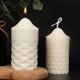 thumbnail image 2 of Molde cilíndrico de silicona para fabricación de velas, estante de aguja geométrica, molde de jabón de yeso, regalo de Navidad DIY, decoración artesanal para el hogar, 2 of 4