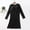 Black, variant on Generic Nightgown Sleep Tops for Women 2025 Fall Pullover Tunic Tops Loose Long Sleeve Crewneck Loungewear Pjs Sleepwear