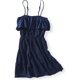 thumbnail image 1 of Aeropostale Womens Ruffle Eyelet Solid Sundress, Azul, X-Large, 1 of 1