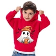 thumbnail image 4 of hengsof Boys Girls Halloween Hooded Shirt Long Sleeve Pullover Hoodies Outfit Toddler Halloween Print Tops 2-7 Years, 4 of 5