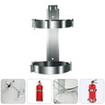 thumbnail image 2 of FRCOLOR 1pc Wall Mounted Fire Extinguisher Hanger Iron Fire Extinguisher Rack for Home, 2 of 6