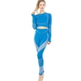 thumbnail image 3 of MixMatchy Women's Structured Active Cropped Top/ Leggings Active Set, 3 of 5