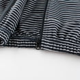 thumbnail image 4 of Mercatoo Boys Girls Casual Stripe Slightly Hooded Zip Up Cotton Jacket, Kids 𝐒tretch Outdoor Clothing Pocket Cardigan Coat, 4 of 7