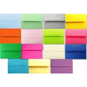 50 A2 Envelopes (4-3/8" X 5-3/4") Assorted Multi Colors